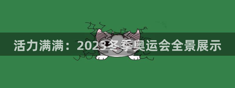 MK体育官网下载平台注册要钱吗：活力满满：2023冬季奥运会
